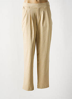 Pantalon drept elasticitate talie înaltă bej B.YOUNG femeie