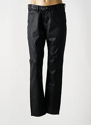 Pantalon slim țesătură acoperită mărime normală negru GUESS femeie
