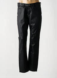 Pantalon slim țesătură acoperită mărime normală negru GUESS femeie