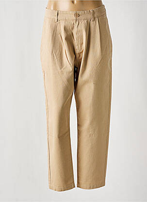 Blugi cu croială dreaptă bej THINKING MU femeie