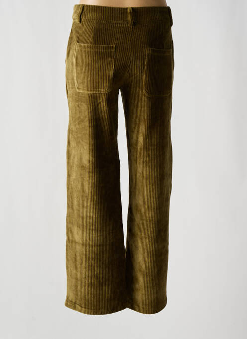 Pantalon evazat verde VILA femeie