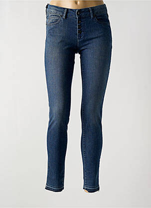 Blugi skinny buzunare albastru FIVE femeie