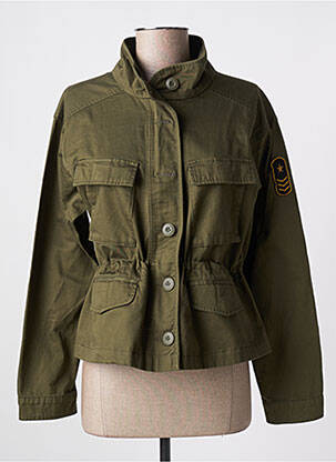 Jachete casual buzunare verde FIVE femeie