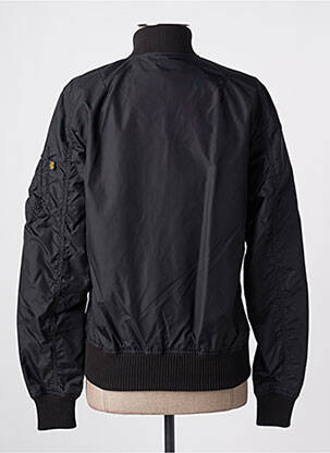Geacă efect material satinat negru ALPHA INDUSTRIES femeie