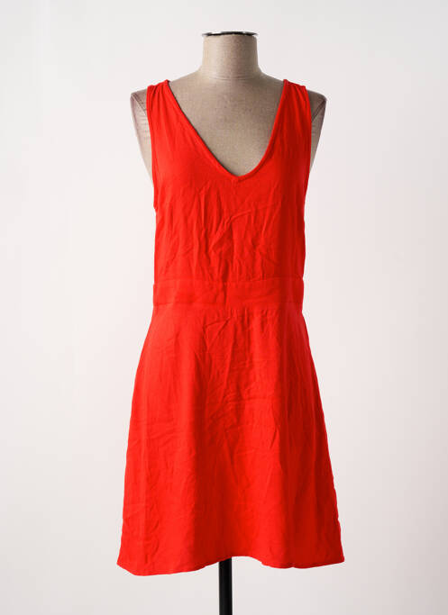Rochie midi roșu VILA ROUGE femeie