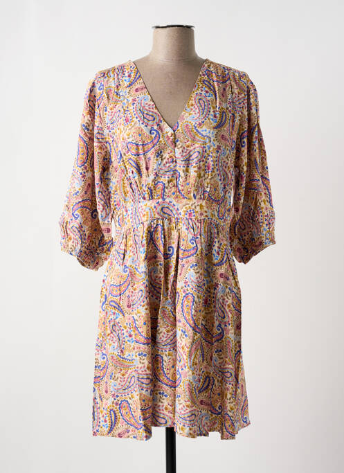 Rochie midi bej LA PETITE ETOILE femeie