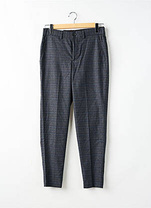 Pantalon chino imprimeu imprimeu prinț de wales gri SELECTED bărbat