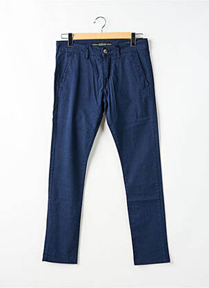 Pantalon chino țesătură poplin mărime normală albastru GUESS femme