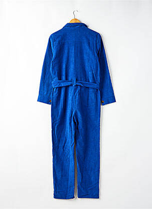 Salopetă-pantalon buzunare mâneci lungi albastru GRACE & MILA femeie