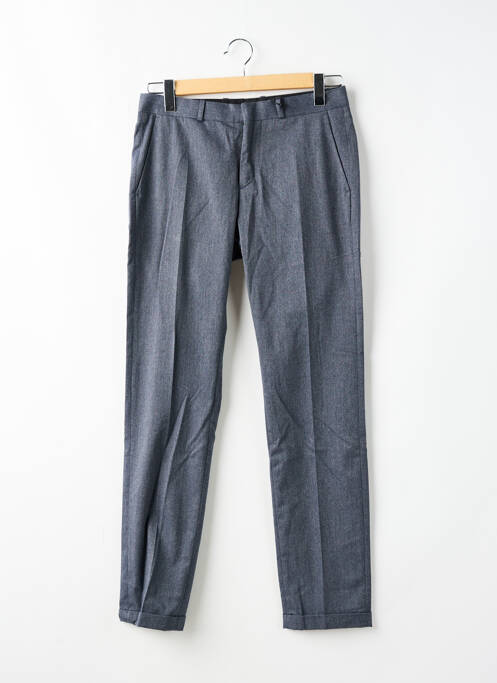 Pantalon chino talie cu cleme mărime normală albastru IKKS femme