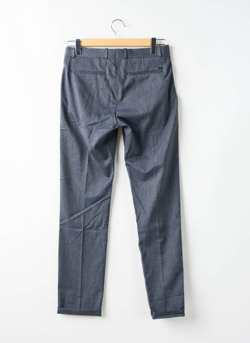 Pantalon chino talie cu cleme mărime normală albastru IKKS femme