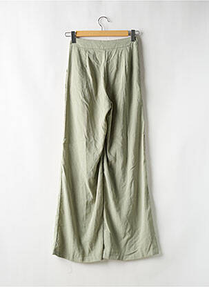 Pantalon larg închidere cu fermoar sub clapetă cu nasturi talie înaltă verde NASTY GAL femeie