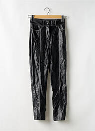 Pantalon slim talie înaltă talie înaltă negru NA-KD femeie
