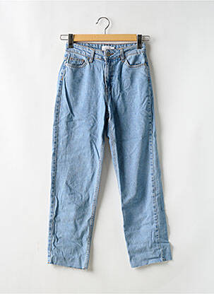 Blugi cu croială dreaptă albastru NA-KD femeie