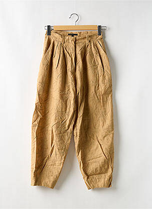 Pantalon larg bej MAJE femeie