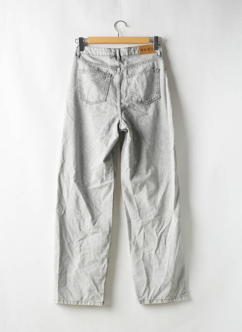 Blugi cu croială largă gri NA-KD femeie