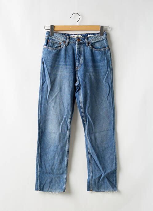 Blugi cu croială dreaptă albastru REIKO femeie