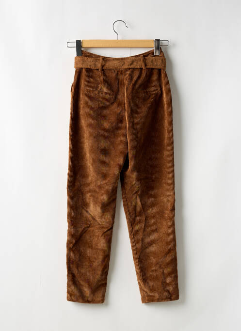 Pantalon drept maro BERSHKA femeie