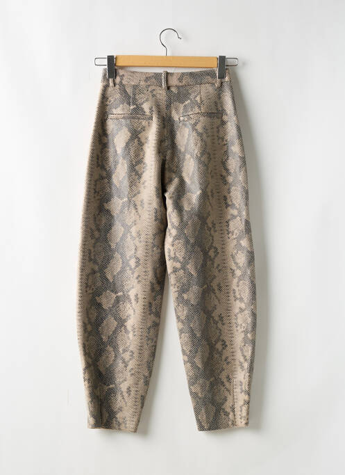 Pantalon larg bej ZARA femeie