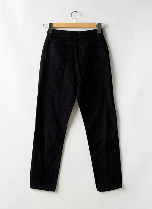 Blugi croială mom buzunare talie înaltă negru BOOHOO femme