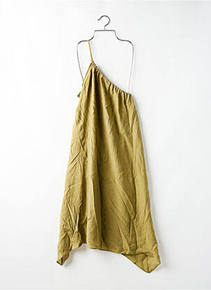 Rochie lungă verde ZARA femeie