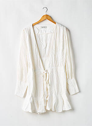 Rochie scurtă mâneci lungi mâneci lungi alb ENDLESS ROOTS femeie