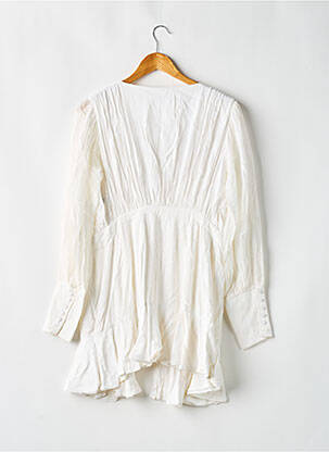 Rochie scurtă mâneci lungi mâneci lungi alb ENDLESS ROOTS femeie