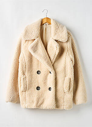 Palton lung bej FREE PEOPLE femeie