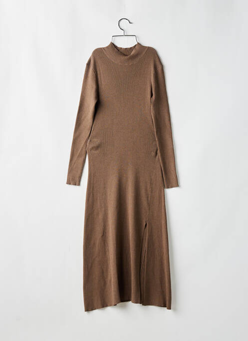 Rochie pulover maro KARL LAGERFELD femeie