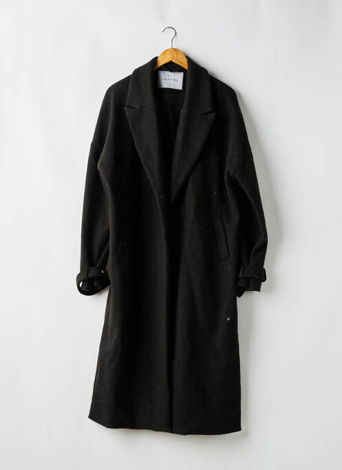 Palton lung negru LOAVIES femeie