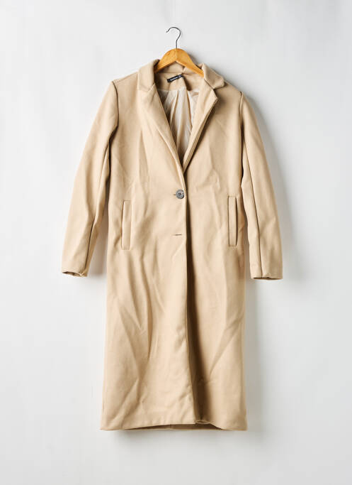 Palton lung bej BOOHOO femeie