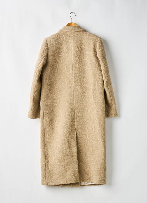 Palton lung bej SANDRO femeie