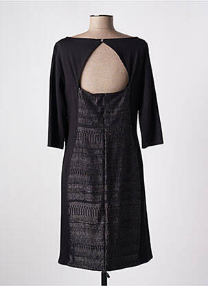 Rochie midi mâneci 3/4 mâneci 3/4 negru VERA MONT femeie