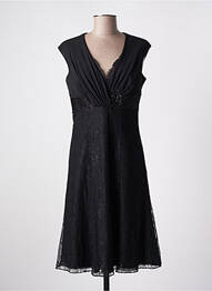 Rochie midi fără mâneci fără mâneci negru VERA MONT femme