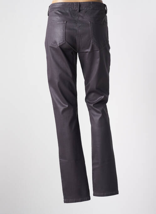 Pantalon slim țesătură acoperită mărime normală gri ANANKE femme