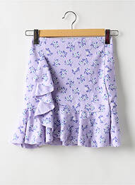 Fustă scurtă talie înaltă violet BOOHOO femme