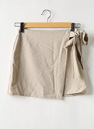 Fustă scurtă bej BOOHOO femeie