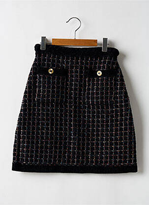Fustă scurtă negru SANDRO femeie