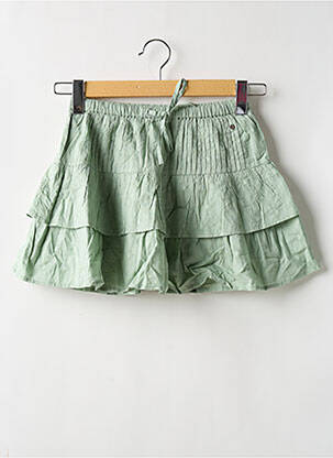 Fustă pantaloni scurți țesătură poplin verde BROWNIE femeie