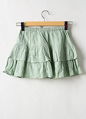 Fustă pantaloni scurți țesătură poplin verde BROWNIE femeie