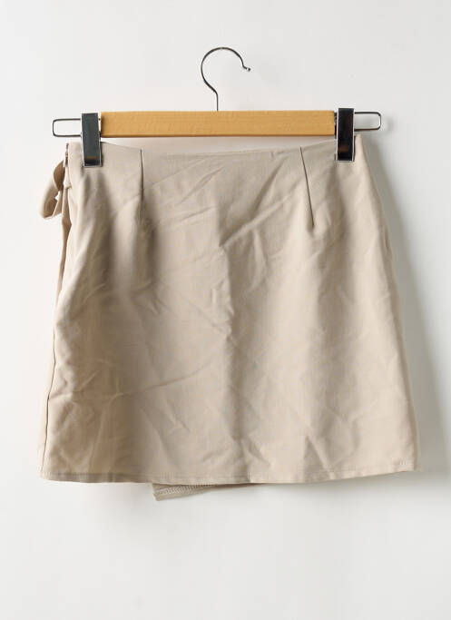 Fustă scurtă bej BOOHOO femeie