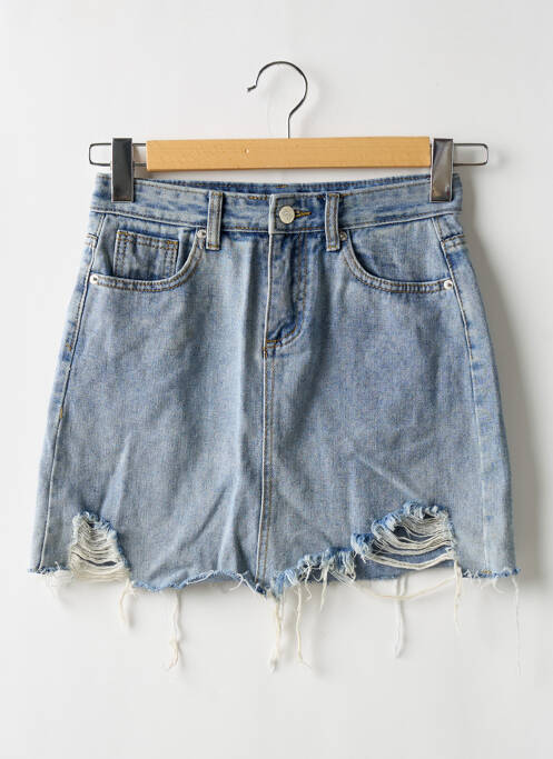 Fustă scurtă albastru D.S STUDIO femeie