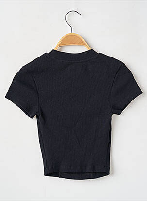 Tricou croială cambrată mâneci scurte negru MONDAY femeie