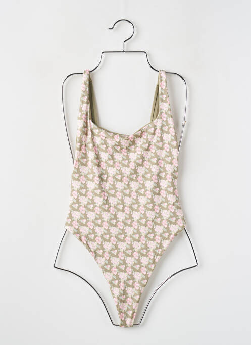 Costum de baie dintr-o singură piesă verde LOUNGE femeie