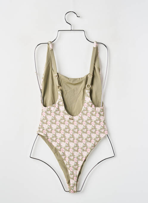 Costum de baie dintr-o singură piesă verde LOUNGE femeie