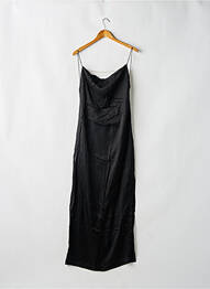 Rochie lungă croială fluidă bretele subțiri negru KARMA KOMA femeie