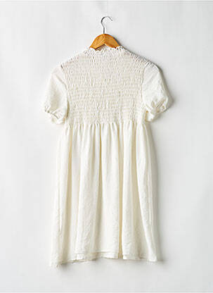 Rochie scurtă croială evazată mâneci scurte alb BOOHOO femeie