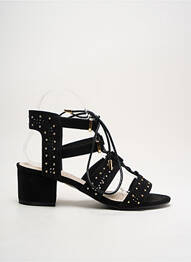 Sandale/pantofi decupați toc pătrat toc de 4 la 6 cm negru CASSIS COTE D'AZUR femme