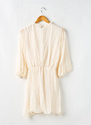 Rochie scurtă mâneci 3/4 mâneci 3/4 bej LIU JO femeie