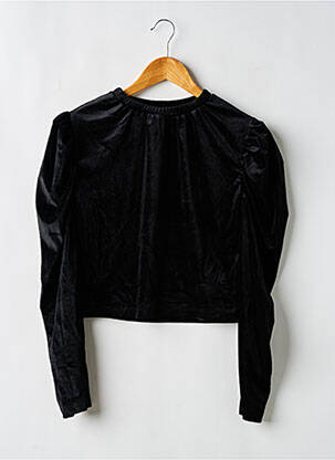 Top guler rotund mâneci lungi negru NASTY GAL femeie